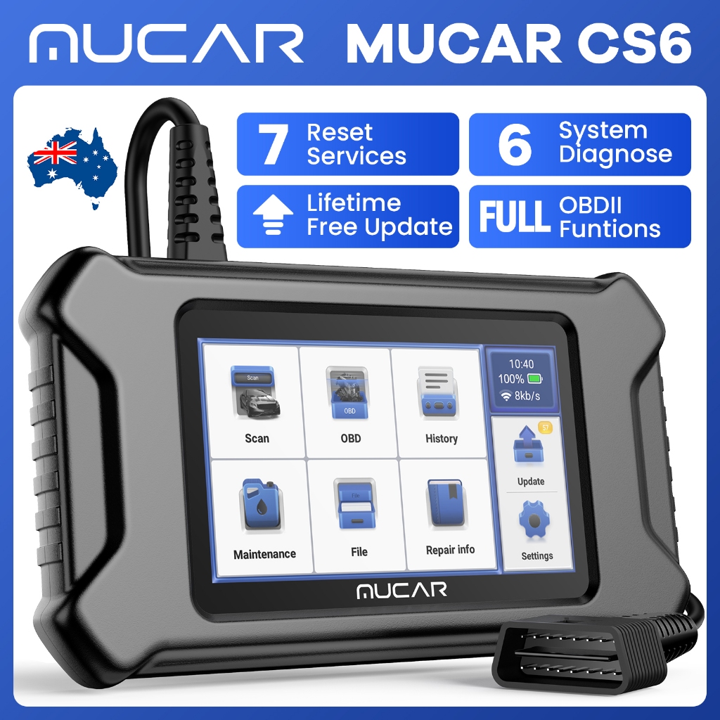 Mucar CS4 CS6 CS90 CS99 เครื่องมือวินิจฉัยรถยนต์ Obd2 ระบบอ่านโค้ด วินิจฉัย และรีเซ็ตฟังก์ชั่นชีวิต 