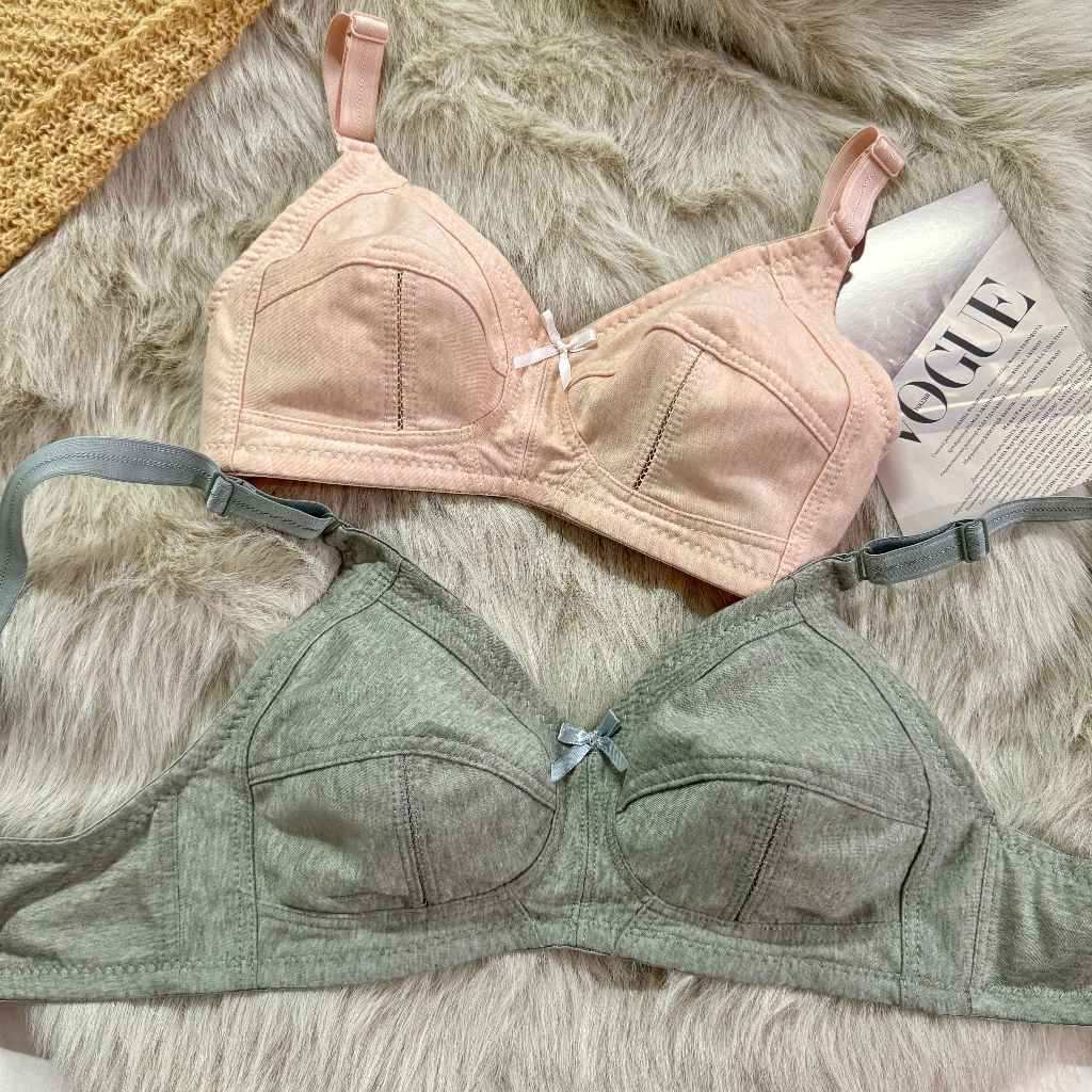 【ZUOMI】·เสื้อชั้นในผู้หญิง，ไม่มีโครง，ไม่มีฟองน้ำ，เสื้อชั้นใน，ฝ้าย，บาง【34-42】 - รูปที่ 2