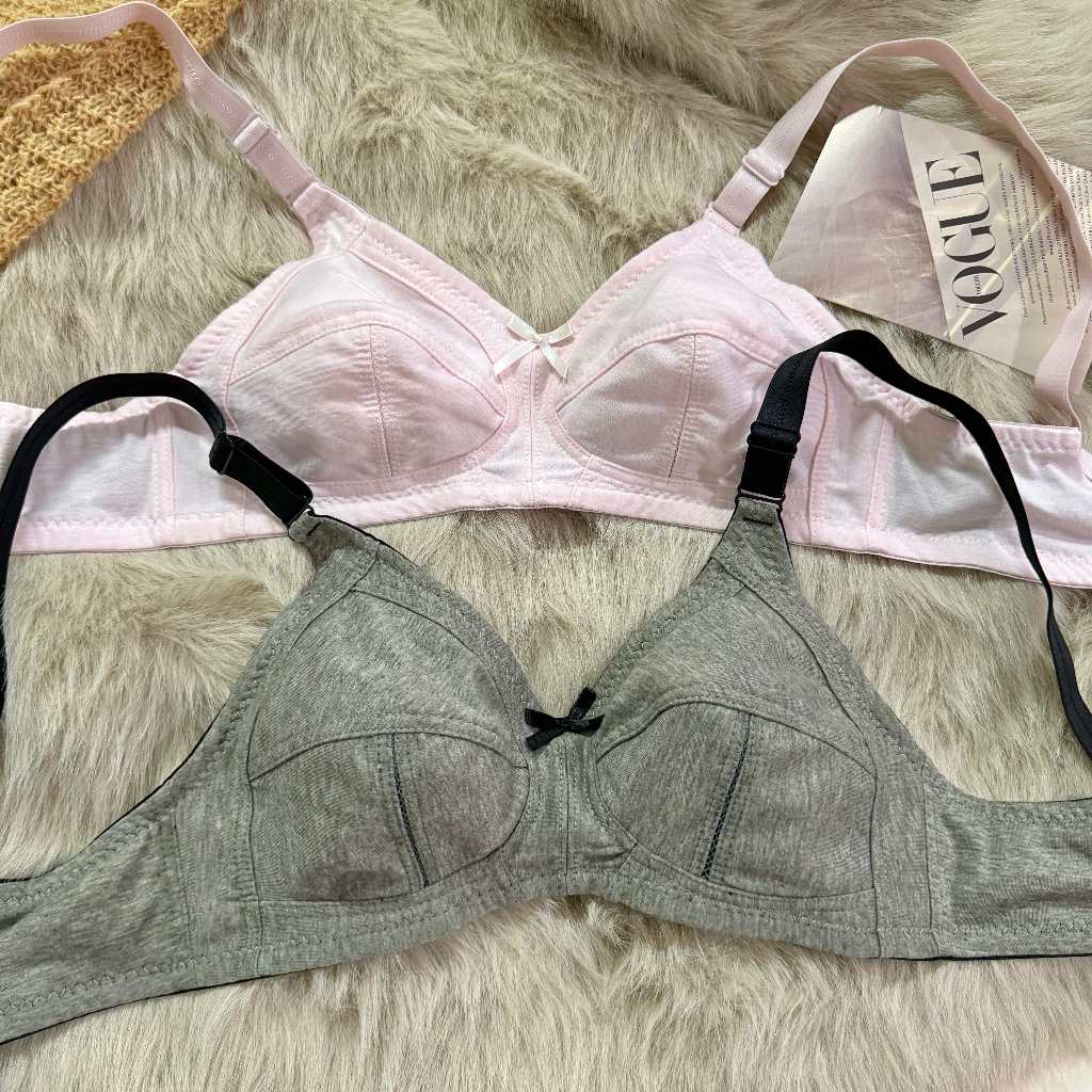 【ZUOMI】·เสื้อชั้นในผู้หญิง，ไม่มีโครง，ไม่มีฟองน้ำ，เสื้อชั้นใน，ฝ้าย，บาง【34-42】 - รูปที่ 4