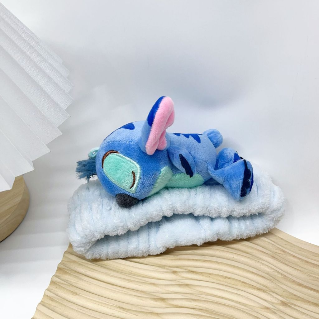 น่ารัก Stitch Hairband อะนิเมะ Headwear การ์ตูน Lilo & Stitch หมวก Plush Headwear อุปกรณ์เสริมผม