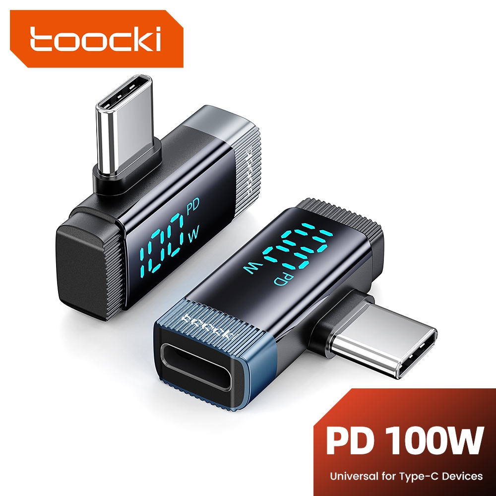อะแดปเตอร์ Toocki Type C ถึง Type C รองรับอะแดปเตอร์ USB C ถึง 10S ชาร์จเร็วรองรับการส่งข้อมูล 480Mbps แล็ปท็อปแท็บเล็ตและโทรศัพท์