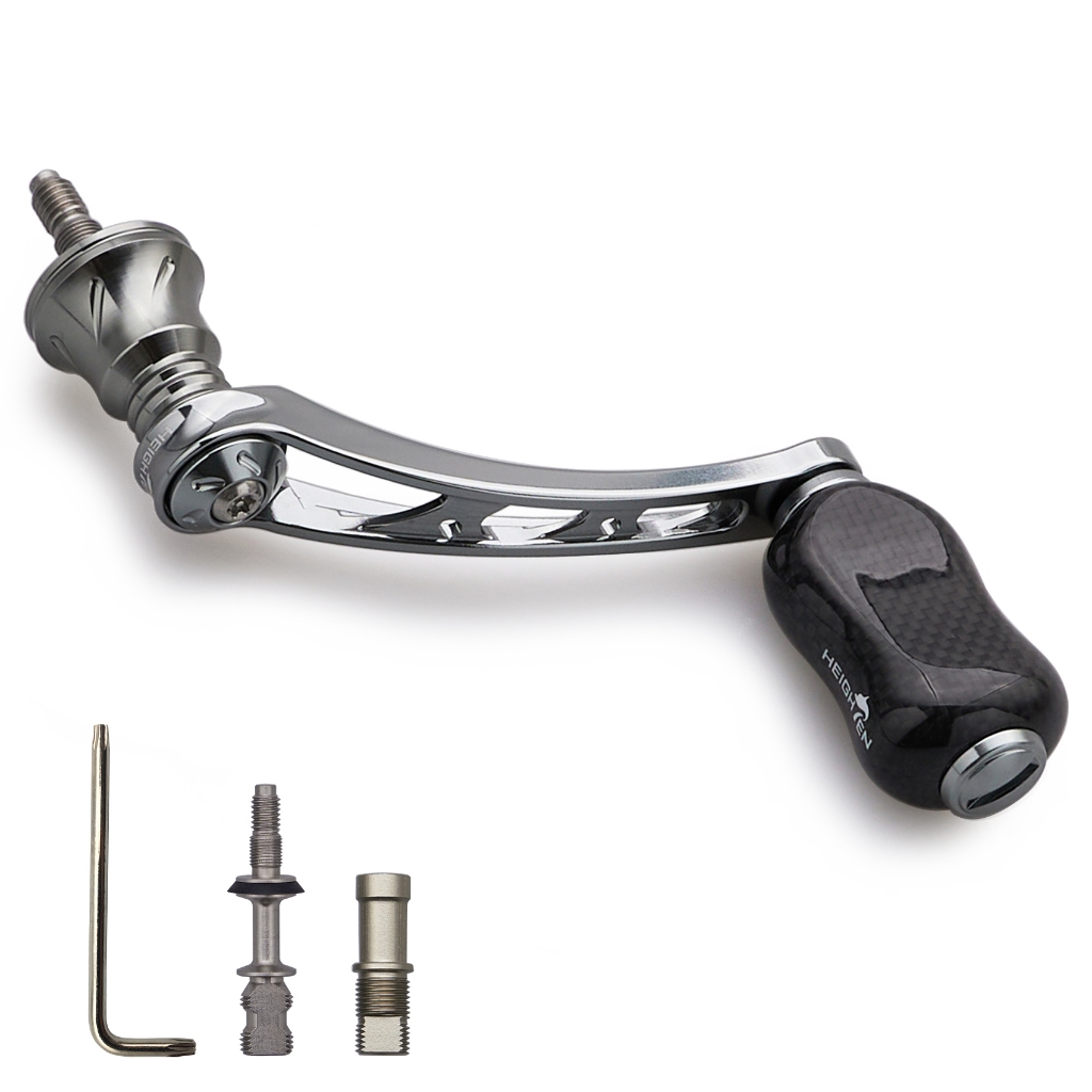 Heighten 56 มม.พร้อมปุ่มคาร์บอนสําหรับ Shimano Stella Stradic Daiwa Exceler Spinning Fishing Reel