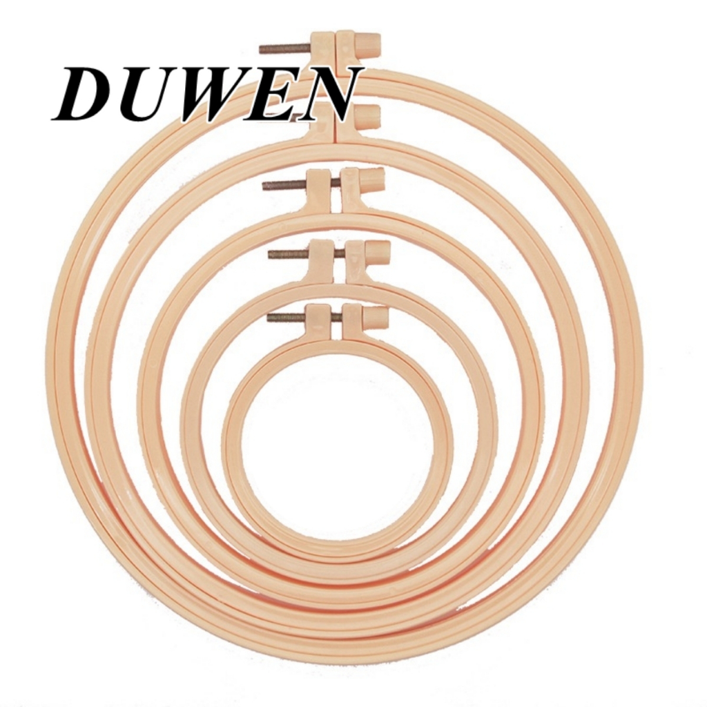 DUWEN ห่วงปักไม้ ห่วงปักครอสติส ห่วงเย็บปักถักร้อย พลาสติก