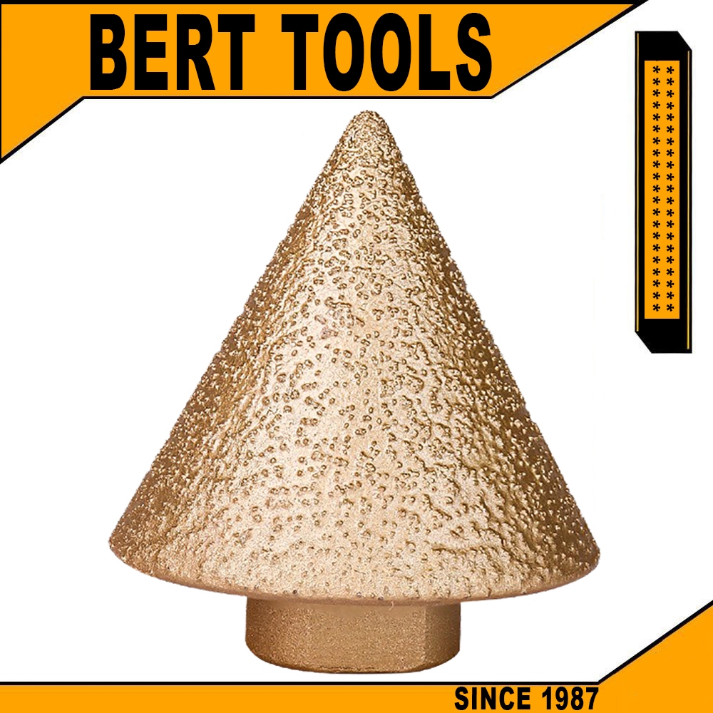 BERT ｜ดอกสว่าน ทรงกรวย เจียรเพชร M10 สําหรับเจาะกระเบื้อง เซรามิค เซรามิค ดอกสว่าน ทรงกรวย สําหรับเจาะกระเบื้อง เซรามิค