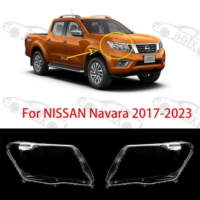 สําหรับ นิสสัน นาวารา NP300 2016-2020 ฝาครอบไฟหน้า เลนส์โคมไฟ