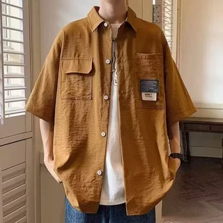Cabin Fashion เสื้อเชิ้ตแขนสั้น Pocket Style จัดส่งจาก กทม.