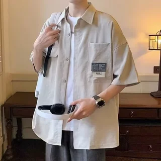 Cabin Fashion เสื้อเชิ้ตแขนสั้น Pocket Style จัดส่งจาก กทม.