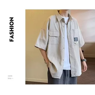 Cabin Fashion เสื้อเชิ้ตแขนสั้น Pocket Style จัดส่งจาก กทม.