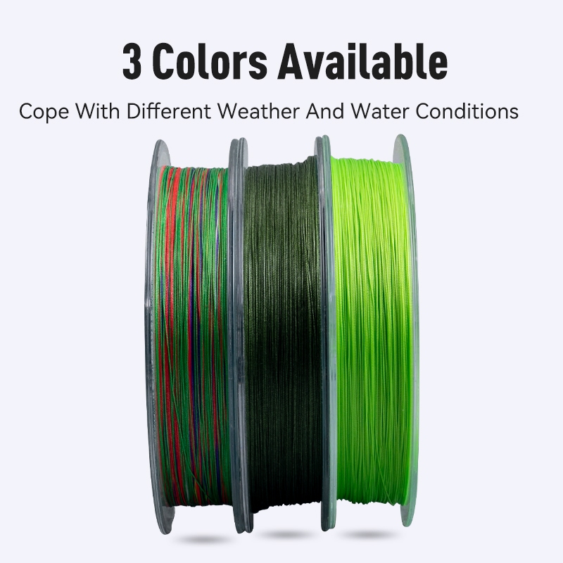 Leydun สายตกปลาความเรียบสูง 150m 12 Strands สายตกปลาถัก Multifilament เส้น - รูปที่ 4