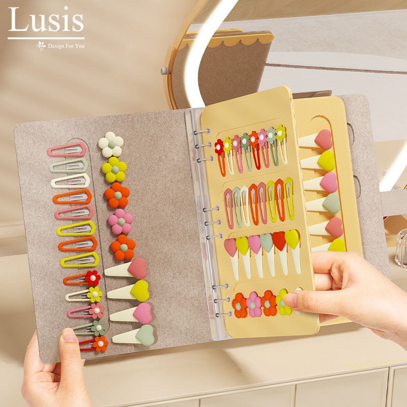 Sanrio ที่เก็บกิ๊บ【Lusis】เก็บกิ๊บติดผม กิ๊บหนีบผม กระเป๋าใส่เครื่องประดับ สําหรับเด็กผู้หญิง TH