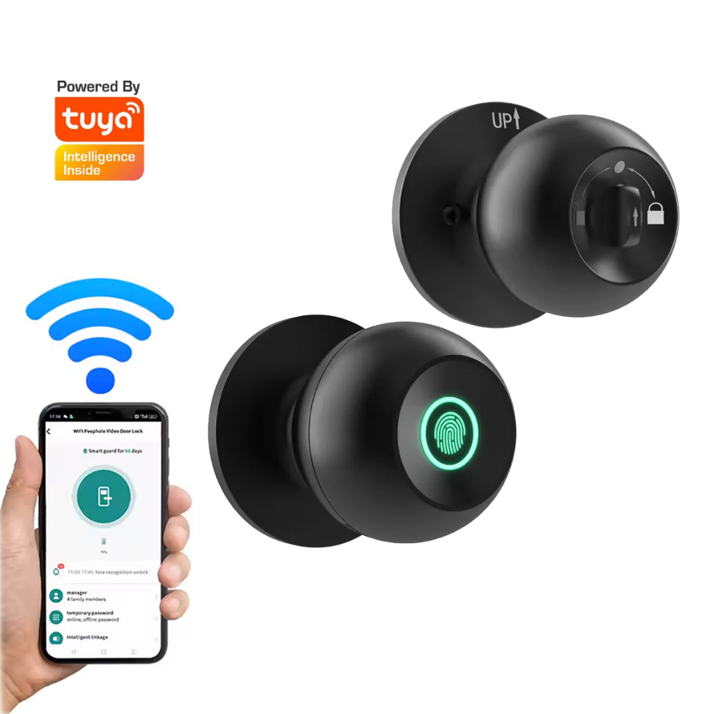 tuya bluetooth smart lock with fingerprint key electronic door lock