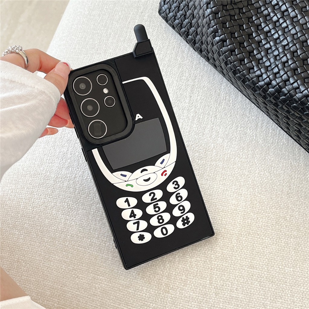 บุคลิกภาพ Nokia 3D เคส Samsung Galaxy S26 Ultra S26 Plus S26 S25 FE S25 Ultra S24 FE S24 Ultra S24 Plus S23FE S23 Ultra S23 Plus S23 S22Ultra S21Ultra S21FE A52 A53 A54 A55 A14 S25 A23 A34 5G Case เคสโทรศัพท์ใหม่ PC ป้องกันการตก เคสมือถือซัมซุง ราคา ถูกที่สุด ดีลบีเคเค แกลเลอรีภาพที่ 5
