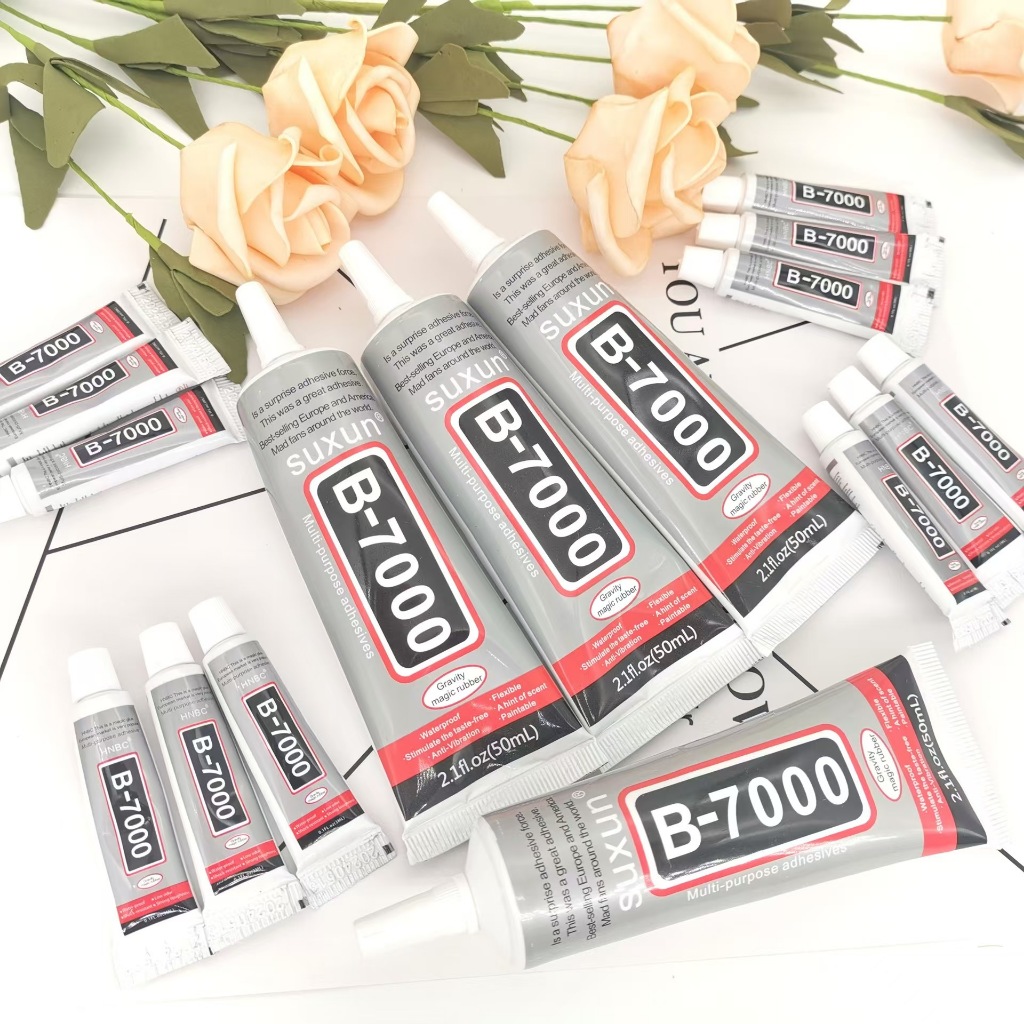 1pcs B6000 B7000 9ml-110ml กาวอุตสาหกรรมอเนกประสงค์ DIY Patch กาวโทรศัพท์มือถือกาว Super กาวเครื่องประดับกาว UHU กาว