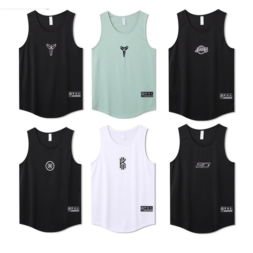 เสื้อกีฬาบาสเก็ตบอล Kyrie Irving & Kevin Durant & Kobe Bryant สําหรับผู้ชาย