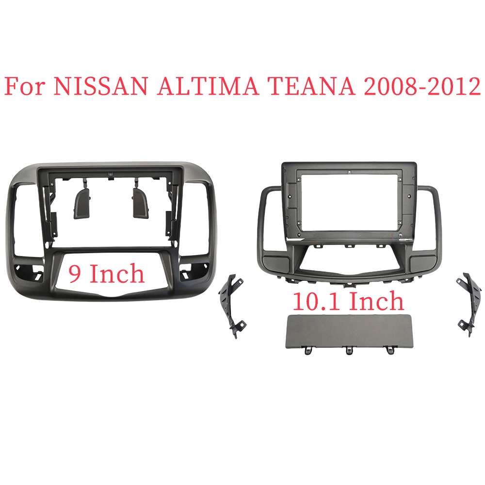 9/10.1 นิ้วกรอบรถ Fascia อะแดปเตอร์ Android วิทยุเสียง Dash Fitting แผงชุดสําหรับ Nissan Altima Teana 2008-2012