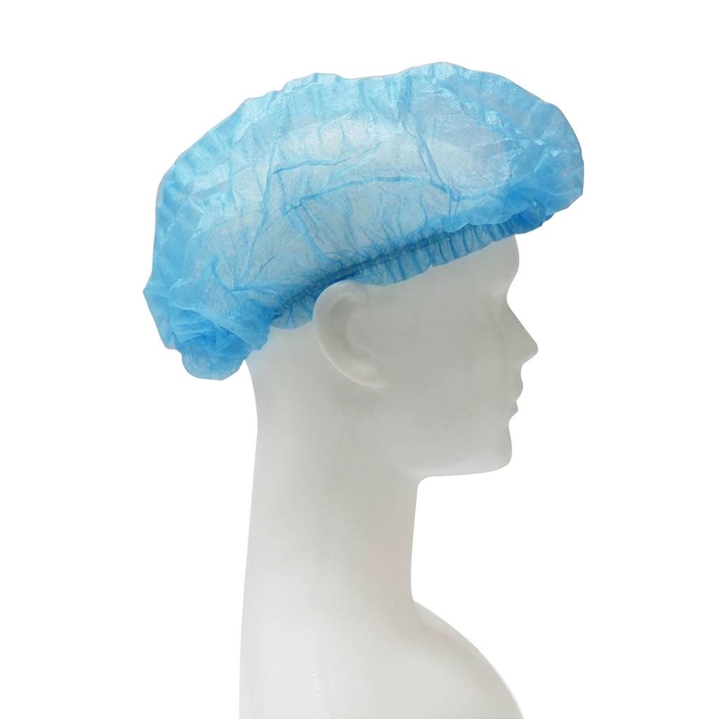 หมวกคลุมผม หมวกตัวหนอน (แพค 50/100 ชิ้น) ขนาด​19​นิ้ว 4 สี วัสดุใยสังเคราะห์ 3homeplus - รูปที่ 5