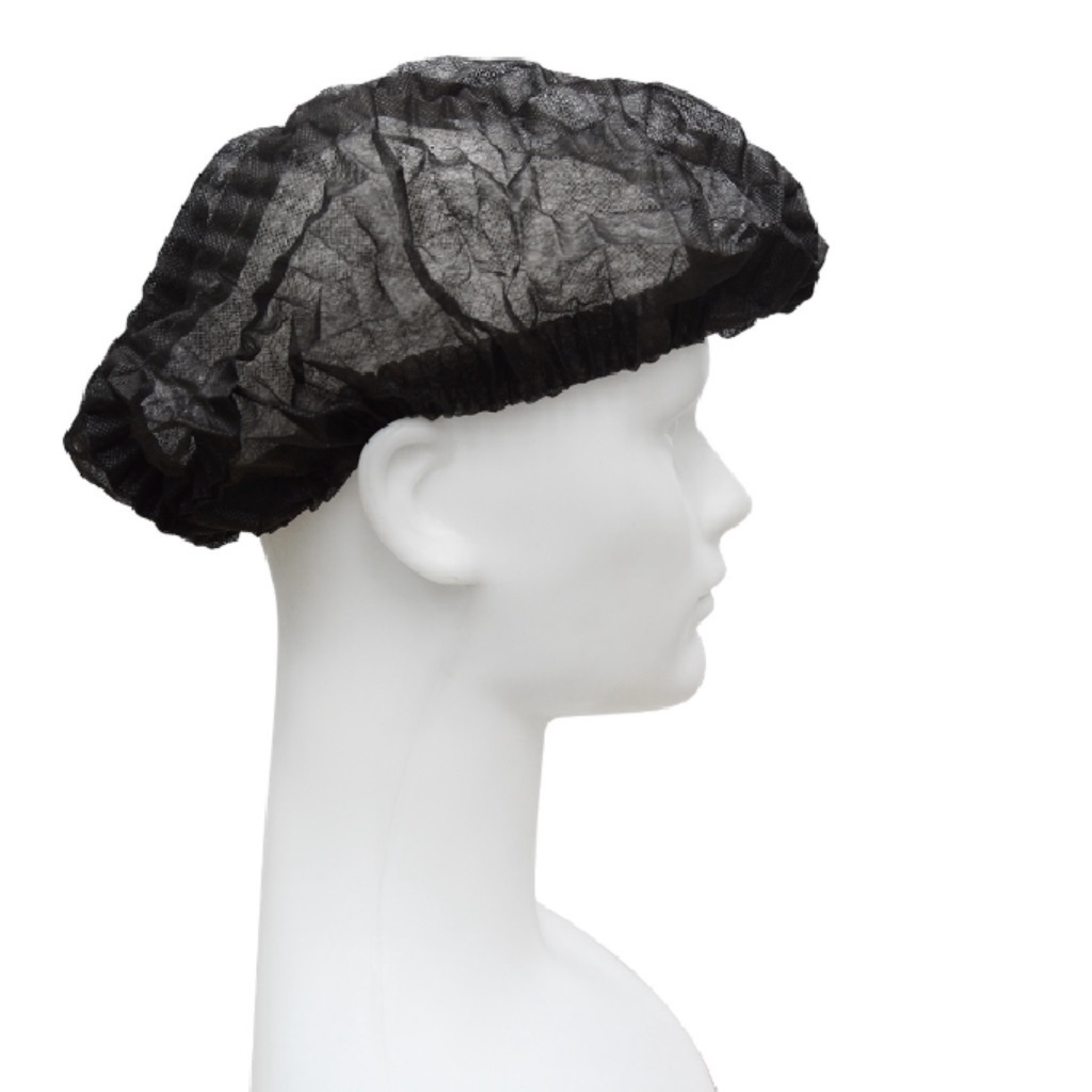 หมวกคลุมผม หมวกตัวหนอน (แพค 50/100 ชิ้น) ขนาด​19​นิ้ว 4 สี วัสดุใยสังเคราะห์ 3homeplus - รูปที่ 6