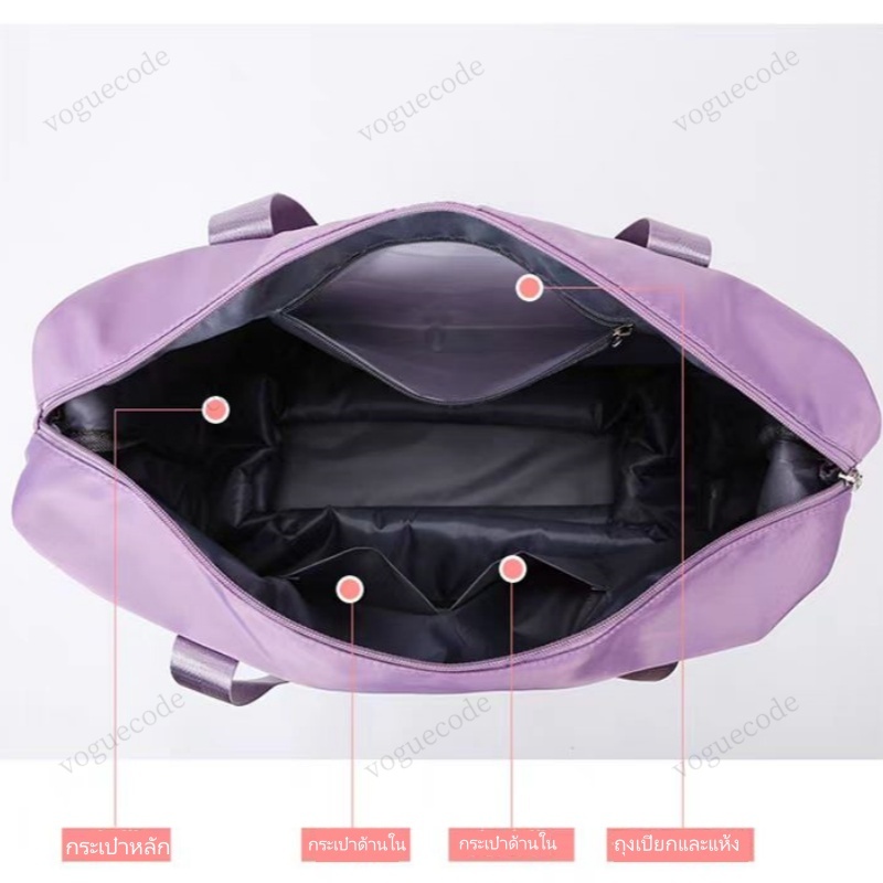 กระเป๋าเดินทาง ขยายได้ พร้อมล้อลาก กันน้ำและกันฝุ่น แข็งแรงและทนทาน เดินทางสะดวก กระเป๋ากีฬา กันน้ำ - รูปที่ 3