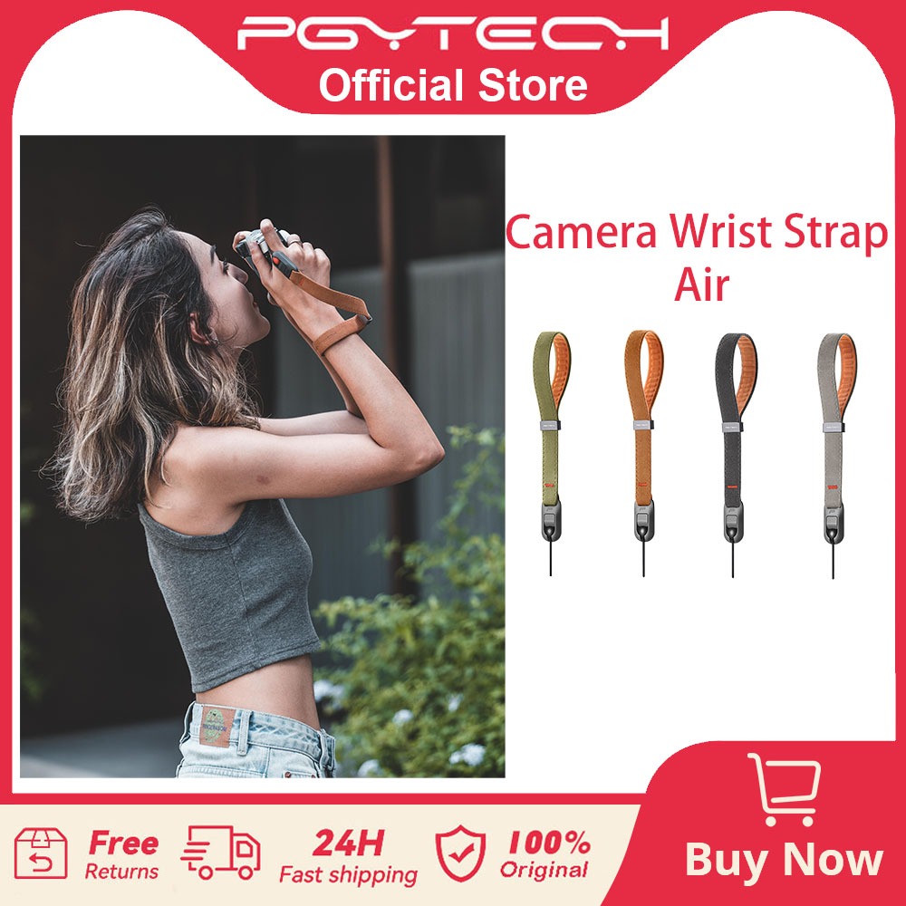 【ร้านค้าอย่างเป็นทางการ】PGYTECH สายรัดข้อมือกล้อง Air -- Quick-release สบายวัสดุไมโครไฟเบอร์นุ่มลื่นแม่เหล็กแบบพกพา