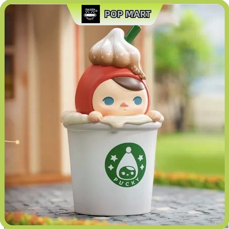 P POPMART POPMART PUCKY PUCKY Fairy Bunny Cafe รูปกล่องปริศนา