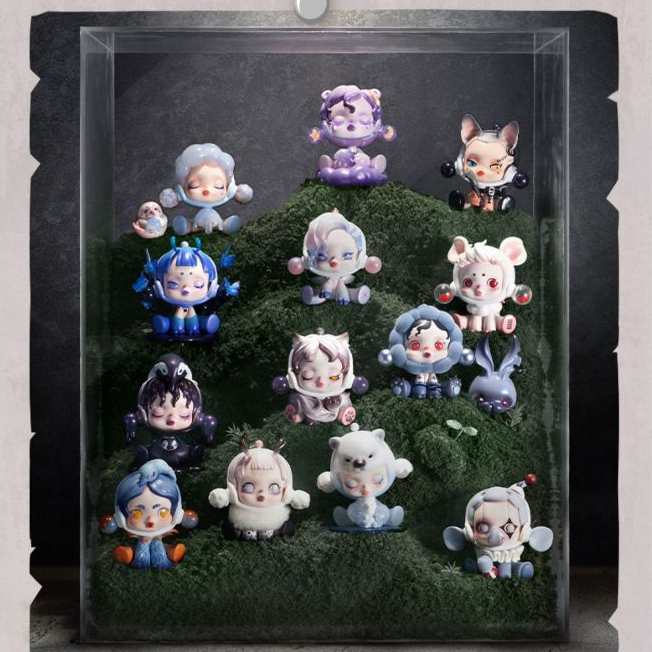 พร้อมส่ง ของแท้ POPMART SKULLPANDA The Mare Of Animals Series Blind Box สําหรับเป็นของขวัญวันเกิด