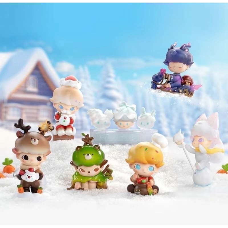 POP MART DIMOO christmas Letters from Snowman Series ของขวัญคริสต์มาส