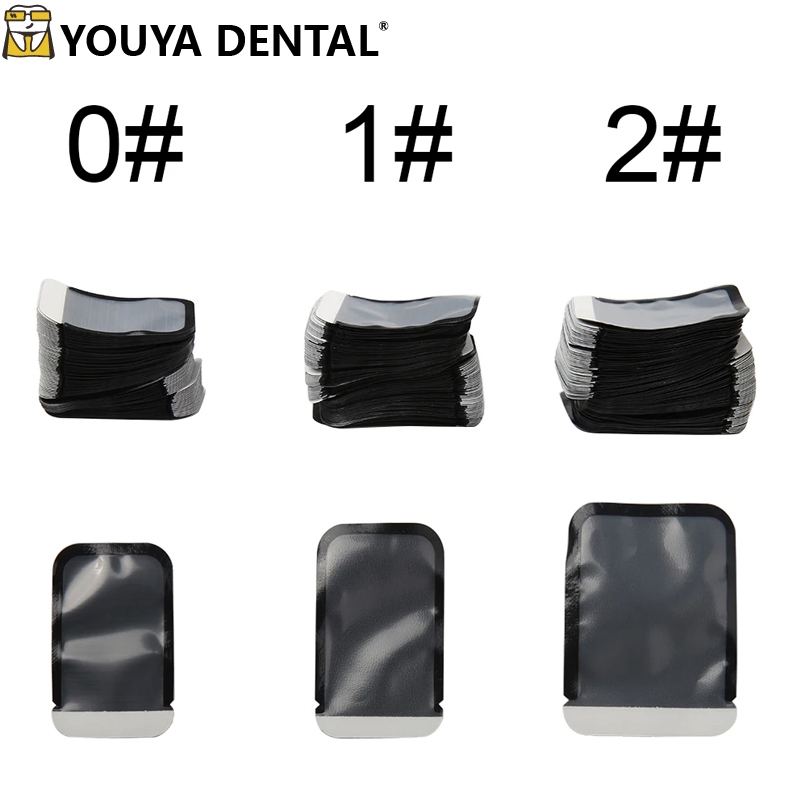 100 ชิ้น/กล่องทันตกรรมทิ้งดิจิตอล X-Ray Scan X Barrier ซองป้องกันกระเป๋าสําหรับ Phosphor #0 #1 #2