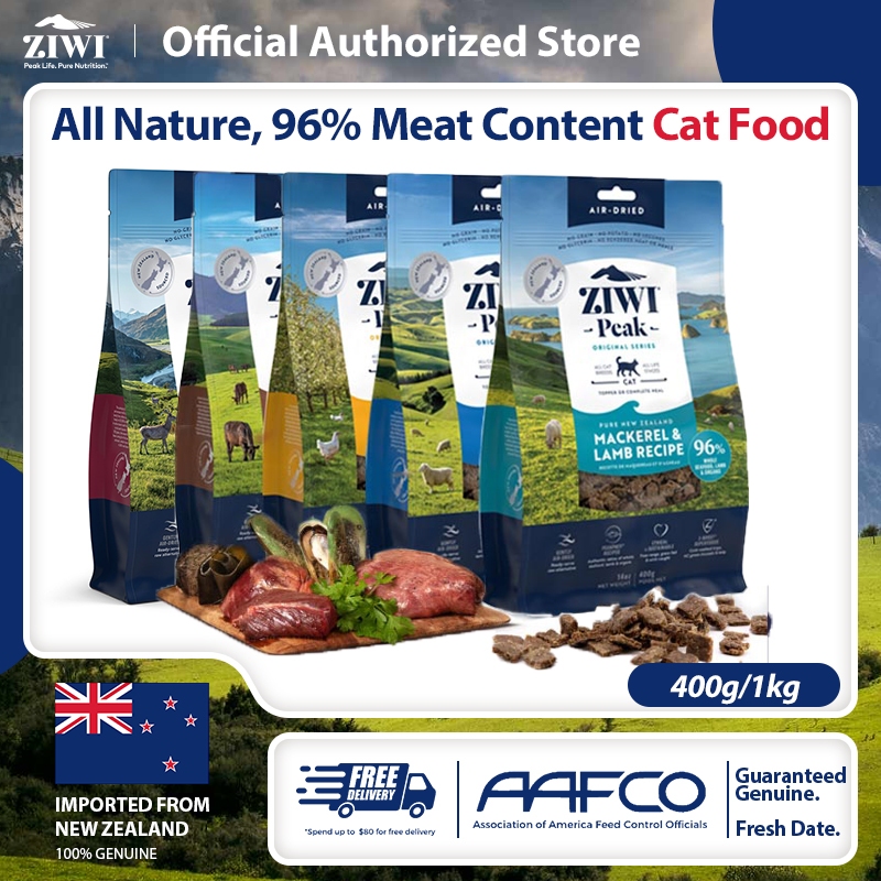 Ziwi Peak Air-Dried Cat Food All Natural, High Protein, Grain Free, Limited Ingredient Superfoods (4
