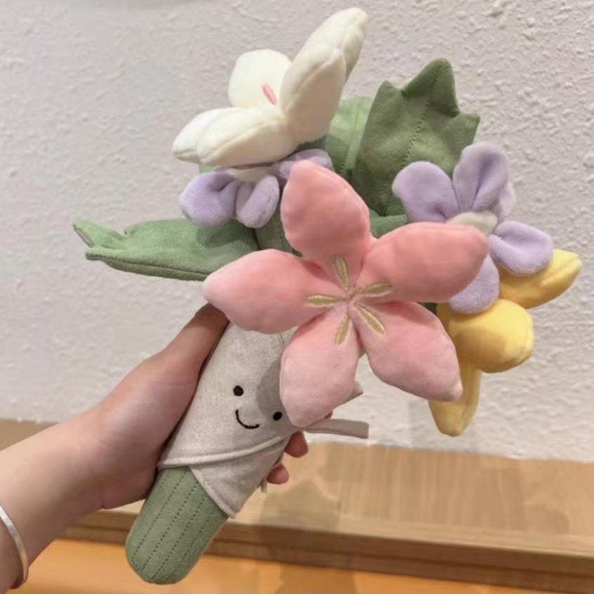 ในสต็อกJC@CAT Amuseable Bouquet of Flowers ของขวัญรับปริญญาตุ๊กตา