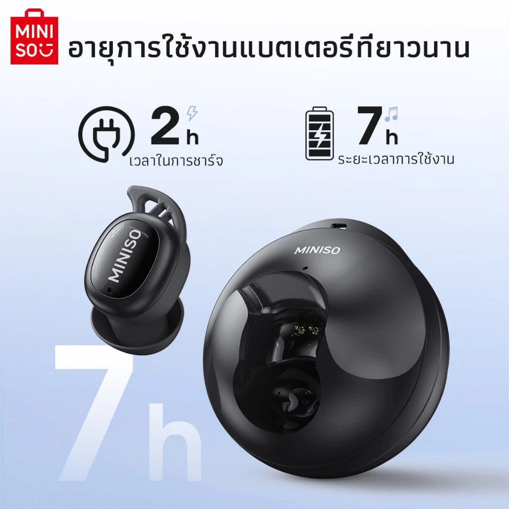 หูฟังบลูทูธ Miniso X16 หูฟังไร้สาย TWS thumbnail 6