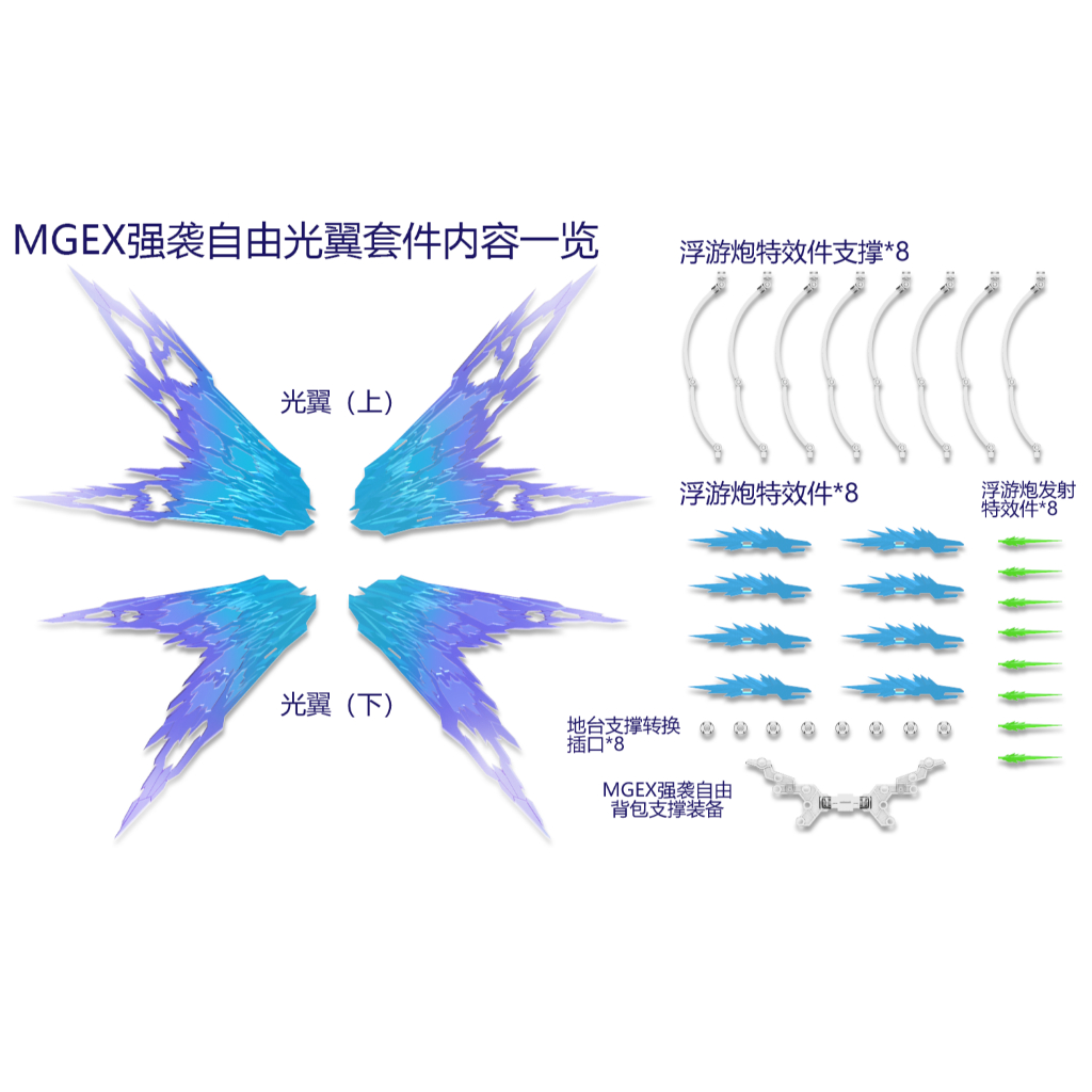 [DDB]MGEX 1/100 X20A WING OF LIGHT OPTION SET
