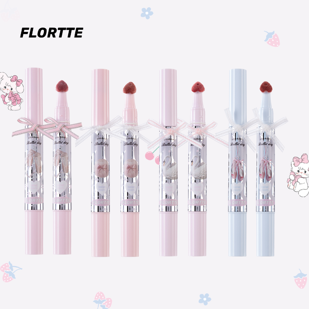 Flortte Small Bowknot Series Film-Forming Lip Gloss