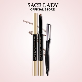 SACE LADY Waterproof Eyebrow Pencil Long Lasting Pigmented Easy Blend Eye Makeup Cosmetic