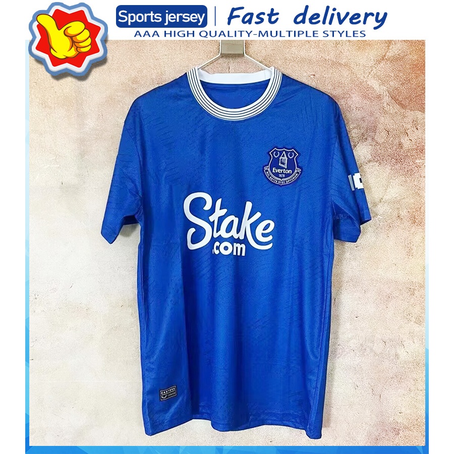 2024 25 แฟนรุ่น Everton Home เสื้อฟุตบอลปรับแต่งได้