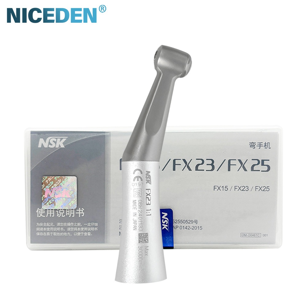 Niceden NSK Type Dental contra มุม handpiece 1:1 มือความเร็วต่ําชิ้นไม่มีไฟเบอร์ออปติก