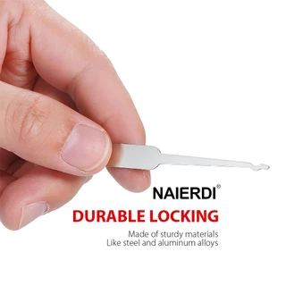 Naierdi เครื่องมือช่างกุญแจเลือกชุดปฏิบัติล็อคล็อคโปร่งใสประแจความตึงเครียดเครื่องมือกุญแจหักสําหรับการฝึกอบรมและทักษะการประก
