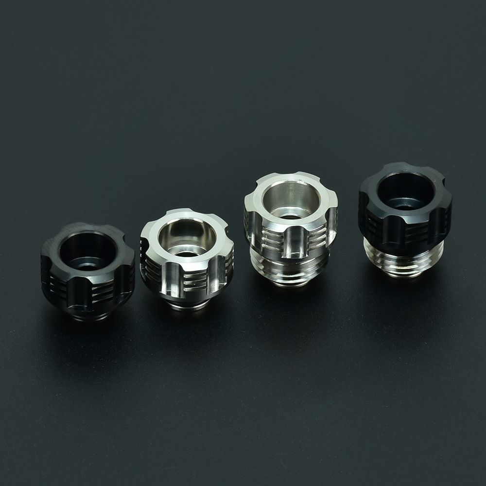 Bb ถึง 510 ตัวเชื่อมต่อสัมผัสเชิงลบ Flush Nut อะแดปเตอร์สําหรับ SXK kayfun BB Boro อะไหล่สกรูด้ายฮาร์ดแวร์เครื่องมืออุปกรณ์เสริม