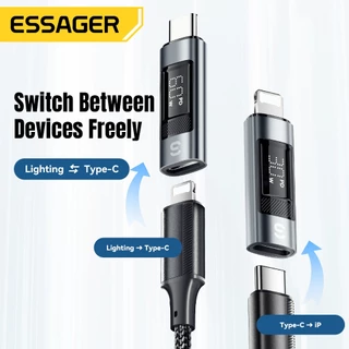 อะแดปเตอร์ทดสอบพลังงานจอแสดงผลดิจิตอลอัจฉริยะ Essager LC/CL รองรับการส่งข้อมูล