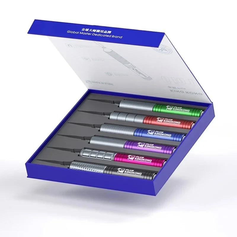 Mechanic KINGKONG PLUS ไขควงชุดความแข็งสูงนูน Cross Torx Pentalobe Phillips สําหรับโทรศัพท์นาฬิกาแท็