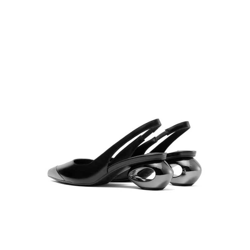 STACCATO x ROBERTWUN Women Irregular Heels Slingback Pump Shoes รองเท้าส้นสูงสำหรับผู้หญิง EDK32
