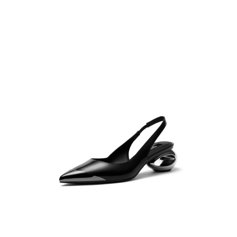 STACCATO x ROBERTWUN Women Irregular Heels Slingback Pump Shoes รองเท้าส้นสูงสำหรับผู้หญิง EDK32
