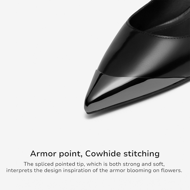 STACCATO x ROBERTWUN Women Irregular Heels Slingback Pump Shoes รองเท้าส้นสูงสำหรับผู้หญิง EDK32