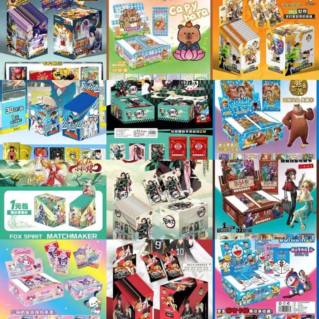 One Piece Naruto Card Hatsune Miku Card Volleyball Boy Chainsaw Man Crayon Toilet Man Spell Card Deluxe Collectors Edition อะนิเมะคอลเลกชันตัวละครการ์ด