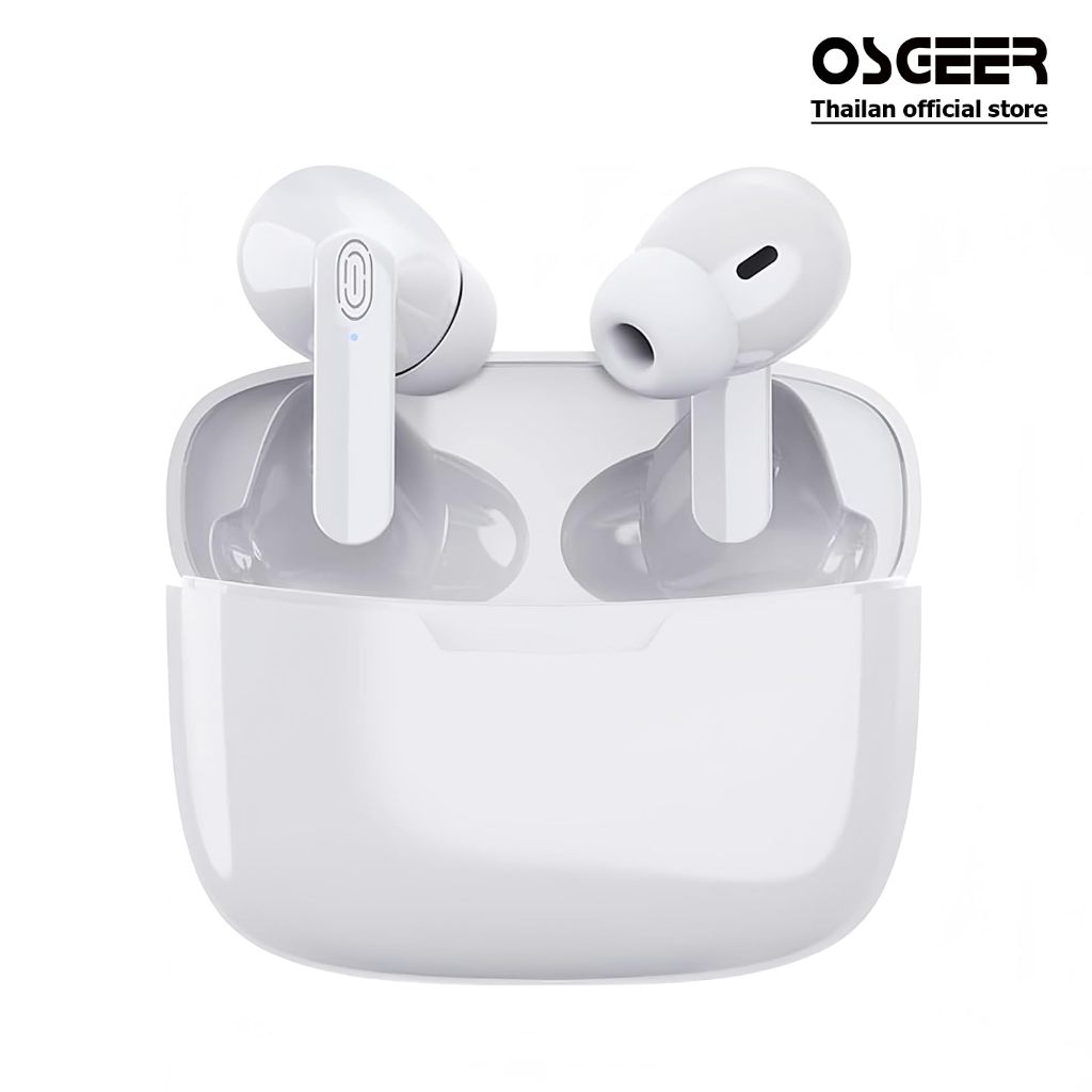 หูฟังไร้สาย OSGEER หูฟัง Bluetooth 5.3 in Ear with HiFi Stereo Deep Bass, 4 ENC Noise Cancelling Mic หูฟังไร้สาย, หูฟังผู้แปลภาษา