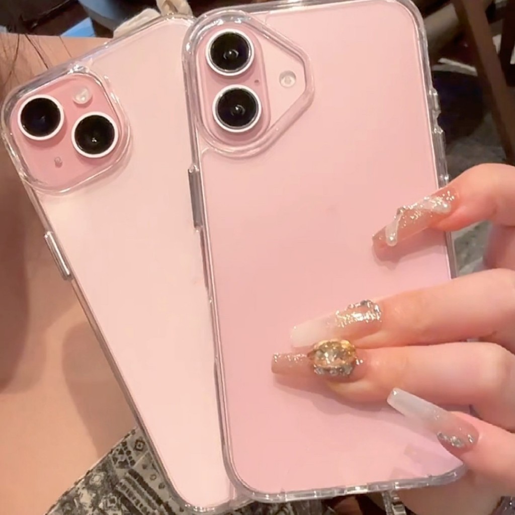 เคสโทรศัพท์มือถืออะคริลิค TPU ใส แบบแข็ง กันกระแทก หรูหรา สําหรับ for iPhone16 15 Pro Max 14 Pro Max 13 12 11 Pro Max X Xs Max XR 8 7 Plus