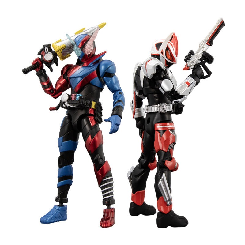 ▲ก.ค.▲ ของแท้แบรนด์ใหม่ BANDAI Kamen Rider GEATS & BUILD Super เคลื่อนย้ายได้ Luxury Edition Action Figure ของขวัญเด็กชาย SHF