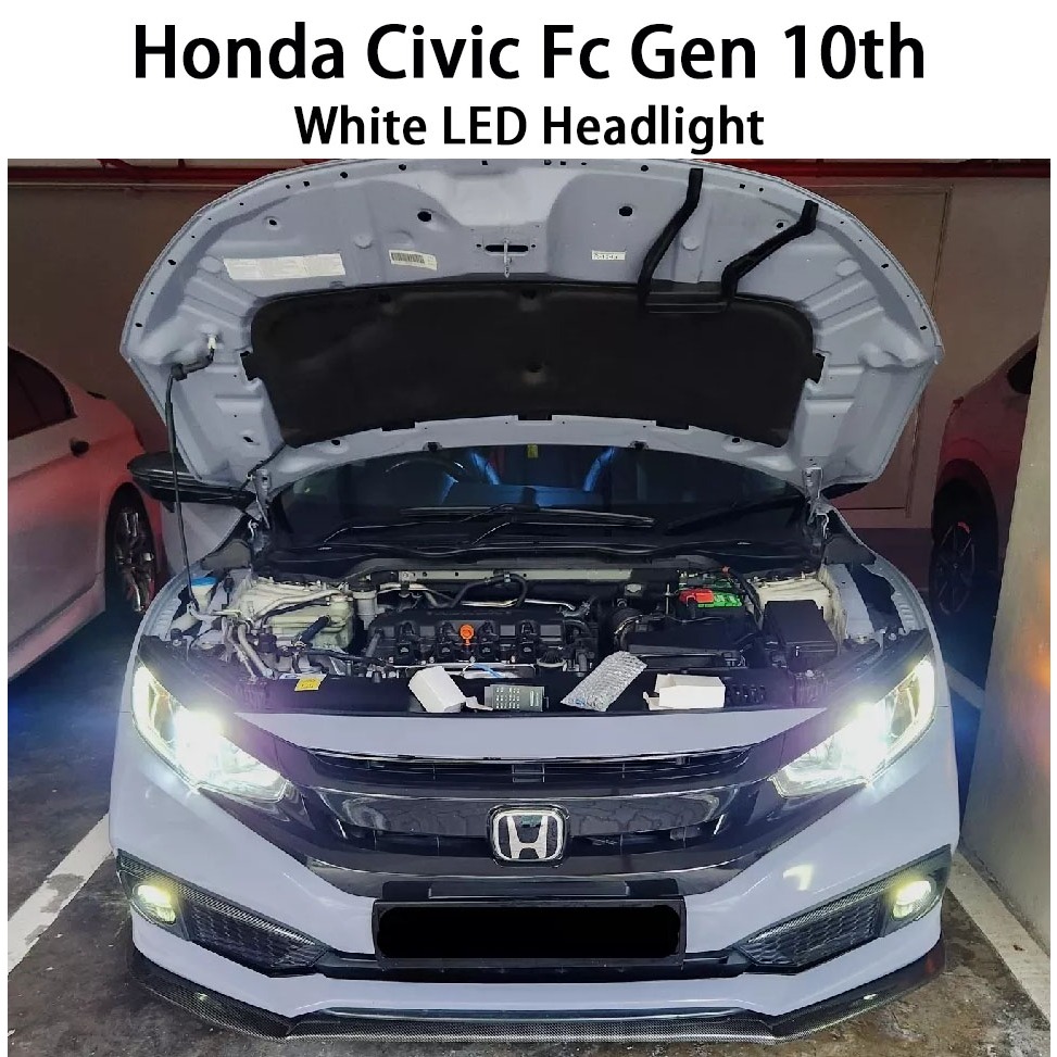 สําหรับ Honda Civic Fc Gen 10th - H11 HB3 H8 ไฟหน้า LED สีขาว / หลอดไฟหมอก