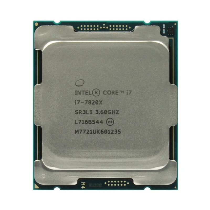 Core i7-7820X โปรเซสเซอร์ 8-Core 16-Thead 3.6GHz สูงสุด 4.3GHz LGA2066 140W เดสก์ท็อป CPU i7 7820X