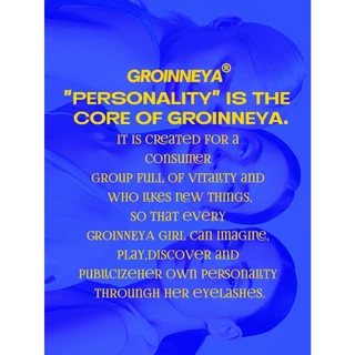 Groinneyal ขนตาแคทอาย 3 มิติ ขนตาธรรมชาติแบบนุ่ม ขนตาปลอมแบบมังงะ ขนตาปลอมแบบบาง แต่งหน้า