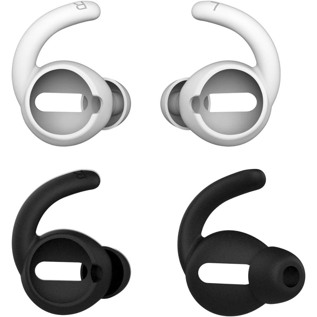 2 คู่ ที่เกี่ยวหูซิลิโคน กันลื่น อุปกรณ์เสริมสําหรับ AirPods 2 & AirPods 1 หรือหูฟัง EarPods